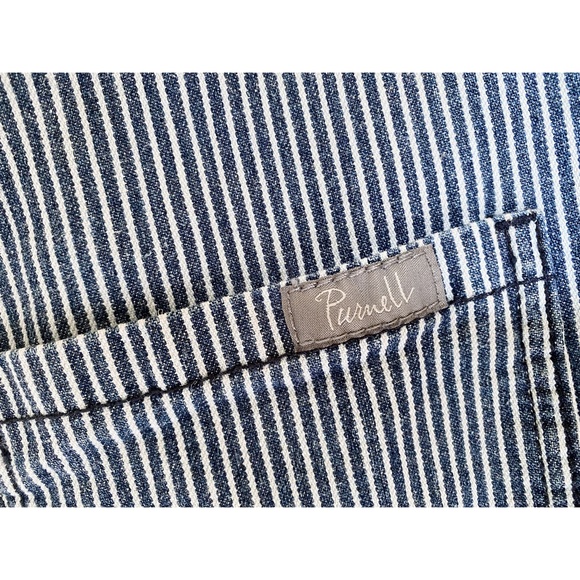 Purnell Santa Barbara Work Wear - Vintage Stripe Jumper - Indigo/White - Size 6 - Picture 5 of 5